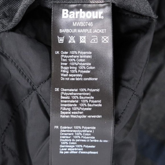 Barbour Marple Jacket Sz. XXL Waterproof and Breathable Corduroy Jacket Winter - Picture 6 of 8